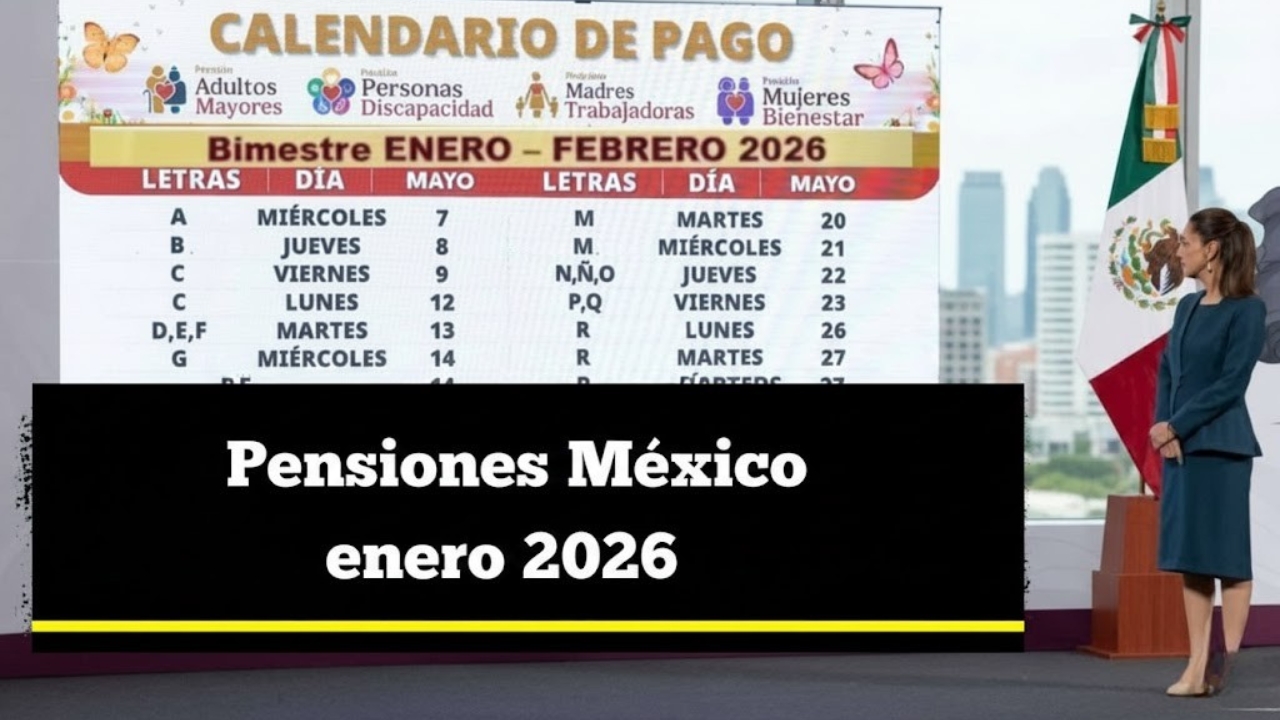 Pensiones México enero 2026: calendario oficial de pagos y guía práctica de consulta